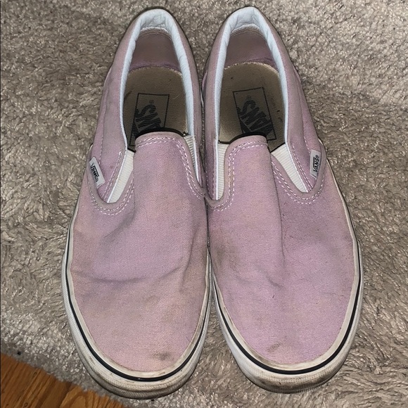 Lavender Slip On Vans - Picture 3 of 3